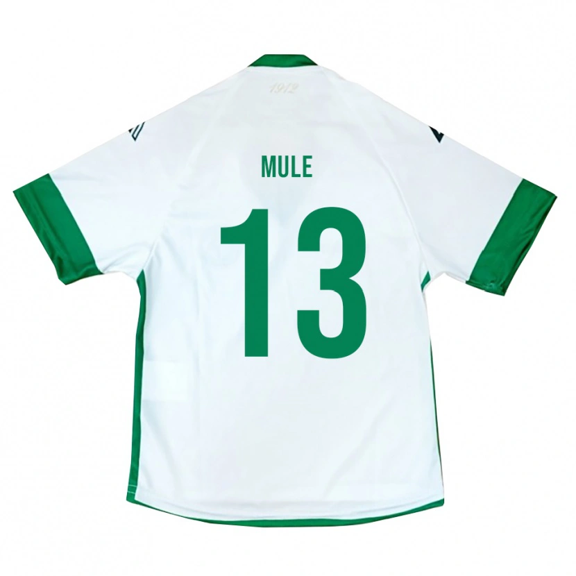 Danxen Kinder Erasmo Mulè #13 Weiß Grün Blau Auswärtstrikot Trikot 2025/26 T-Shirt Schweiz