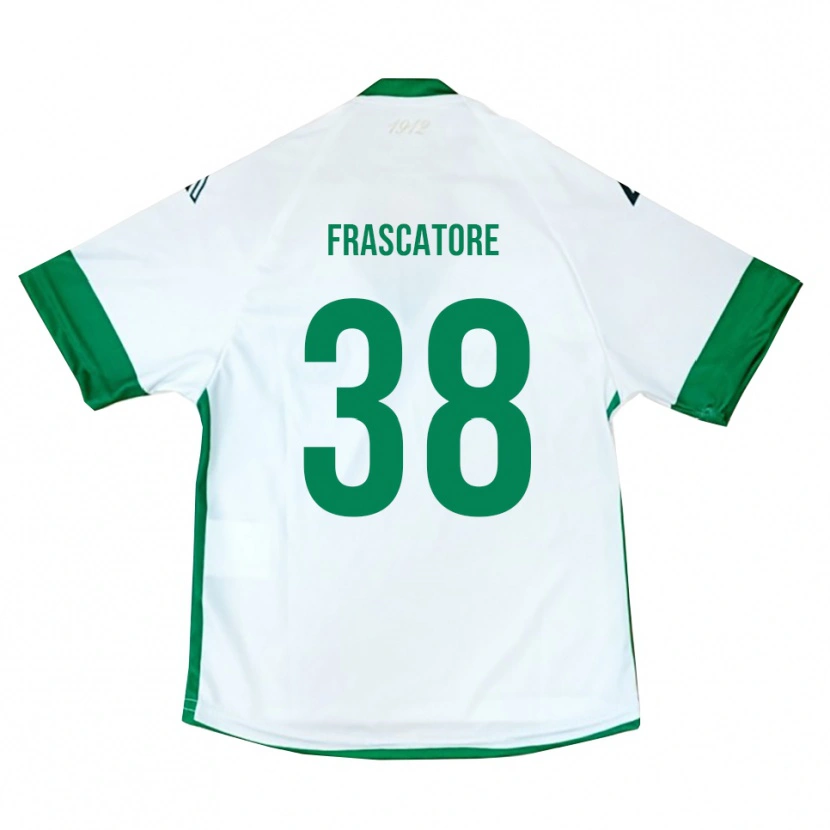 Danxen Kinder Paolo Frascatore #38 Weiß Grün Blau Auswärtstrikot Trikot 2025/26 T-Shirt Schweiz