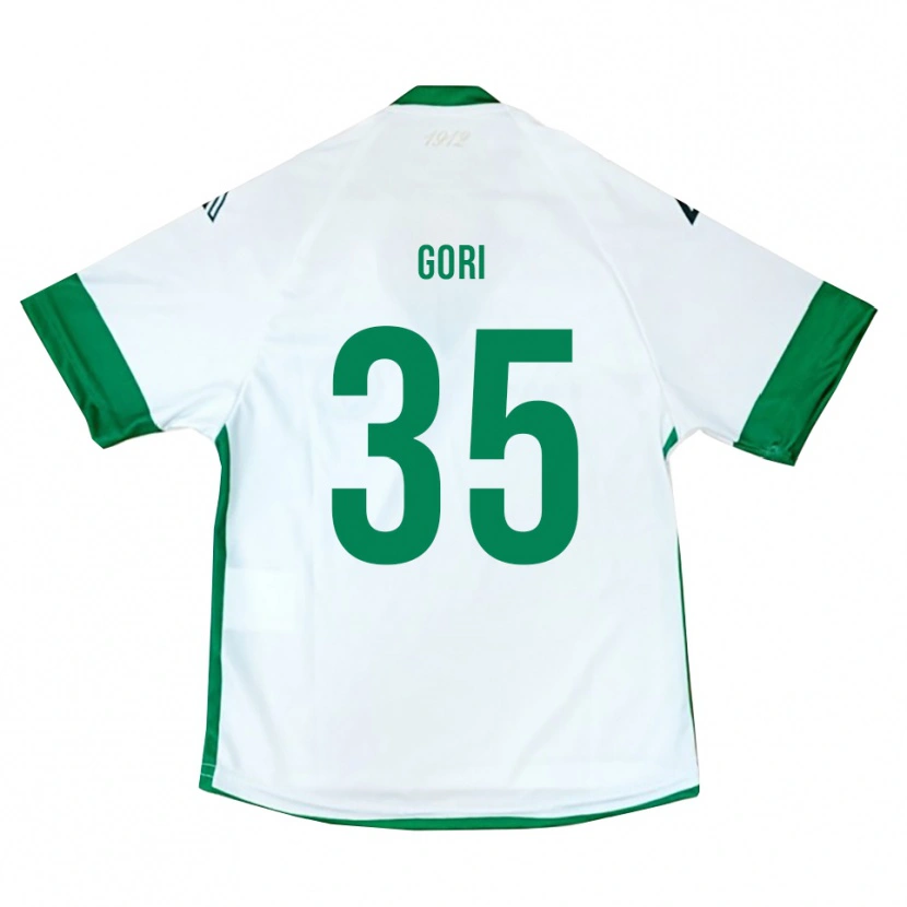Danxen Kinder Gabriele Gori #35 Weiß Grün Blau Auswärtstrikot Trikot 2025/26 T-Shirt Schweiz