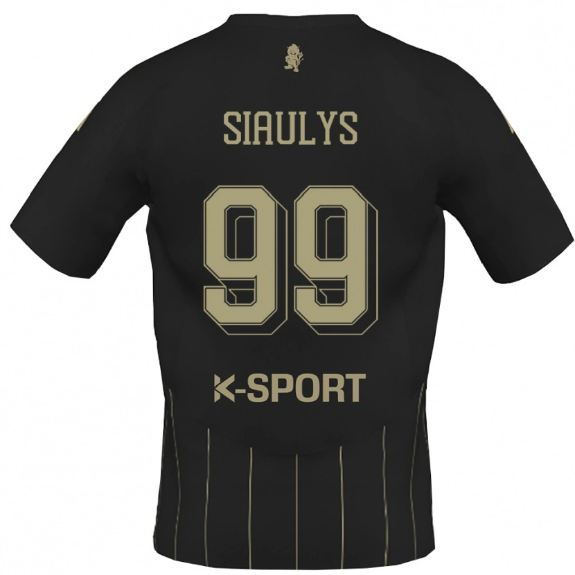 Danxen Kinder Ovidijus Siaulys #99 Grau Weiß Auswärtstrikot Trikot 2025/26 T-Shirt Schweiz