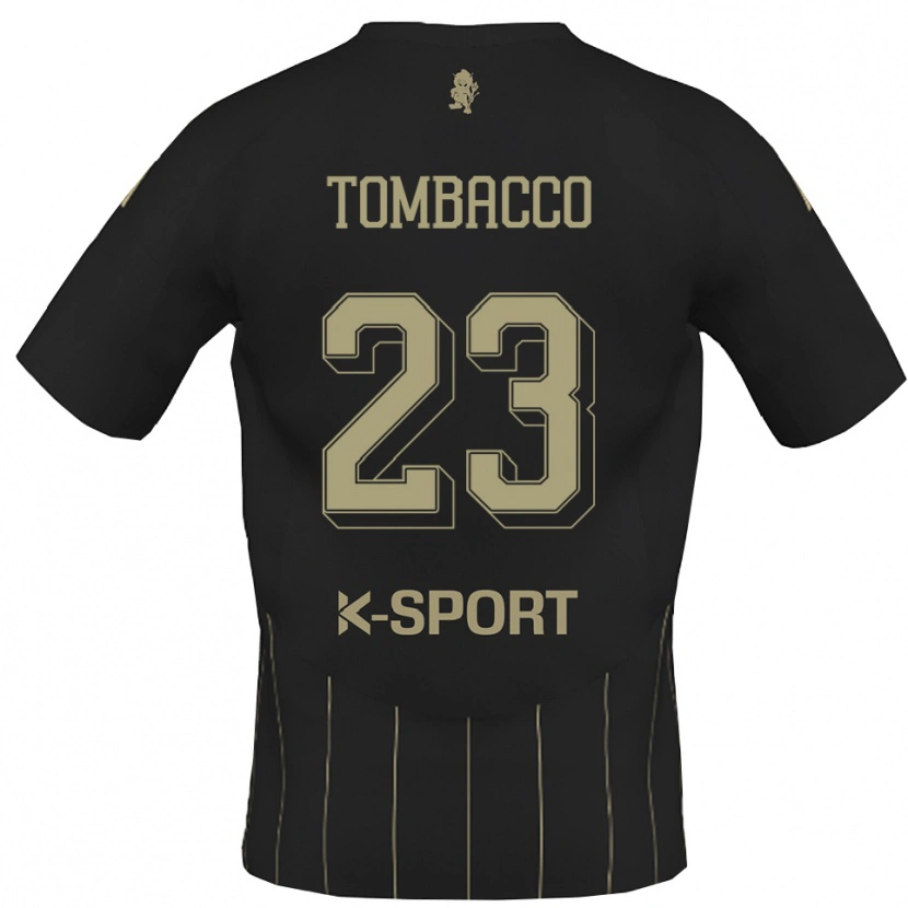 Danxen Kinder Federico Tombacco #23 Grau Weiß Auswärtstrikot Trikot 2025/26 T-Shirt Schweiz