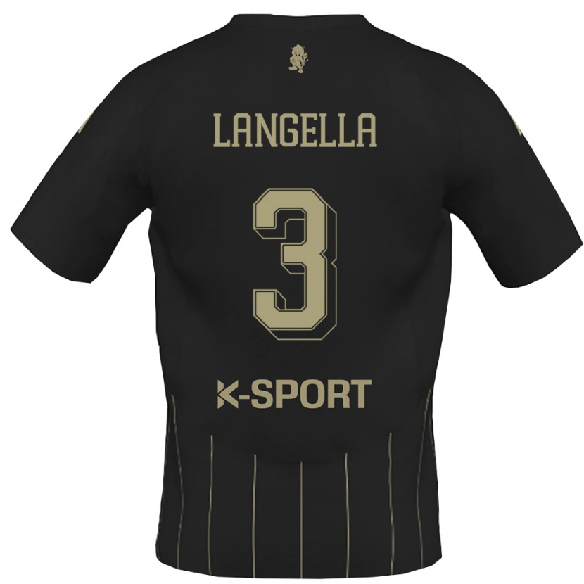 Danxen Kinder Matteo Langella #3 Grau Weiß Auswärtstrikot Trikot 2025/26 T-Shirt Schweiz