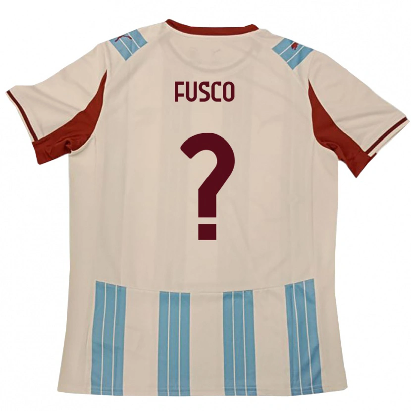 Danxen Kinder Gerardo Fusco #0 Himmelblau Weiß Auswärtstrikot Trikot 2025/26 T-Shirt Schweiz