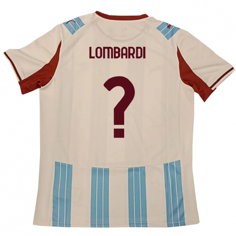 Danxen Kinder Lorenzo Lombardi #0 Himmelblau Weiß Auswärtstrikot Trikot 2025/26 T-Shirt Schweiz