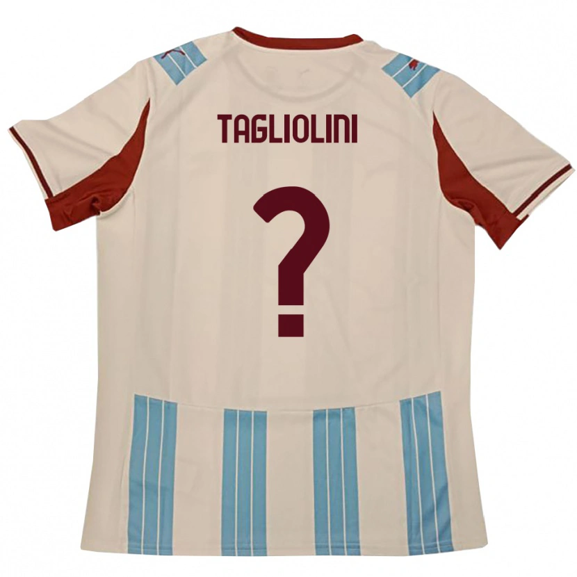 Danxen Kinder Ludovico Tagliolini #0 Himmelblau Weiß Auswärtstrikot Trikot 2025/26 T-Shirt Schweiz