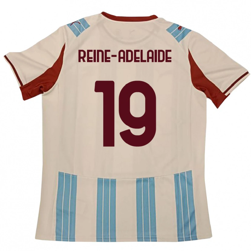 Danxen Kinder Jeff Reine-Adelaide #19 Himmelblau Weiß Auswärtstrikot Trikot 2025/26 T-Shirt Schweiz