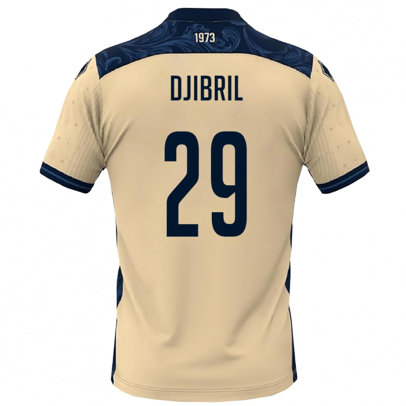 Danxen Kinder Akim Djibril #29 Weiß Marineblau Auswärtstrikot Trikot 2025/26 T-Shirt Schweiz