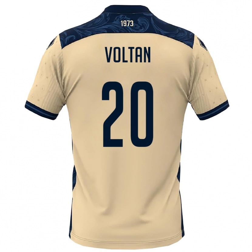 Danxen Kinder Davide Voltan #20 Weiß Marineblau Auswärtstrikot Trikot 2025/26 T-Shirt Schweiz