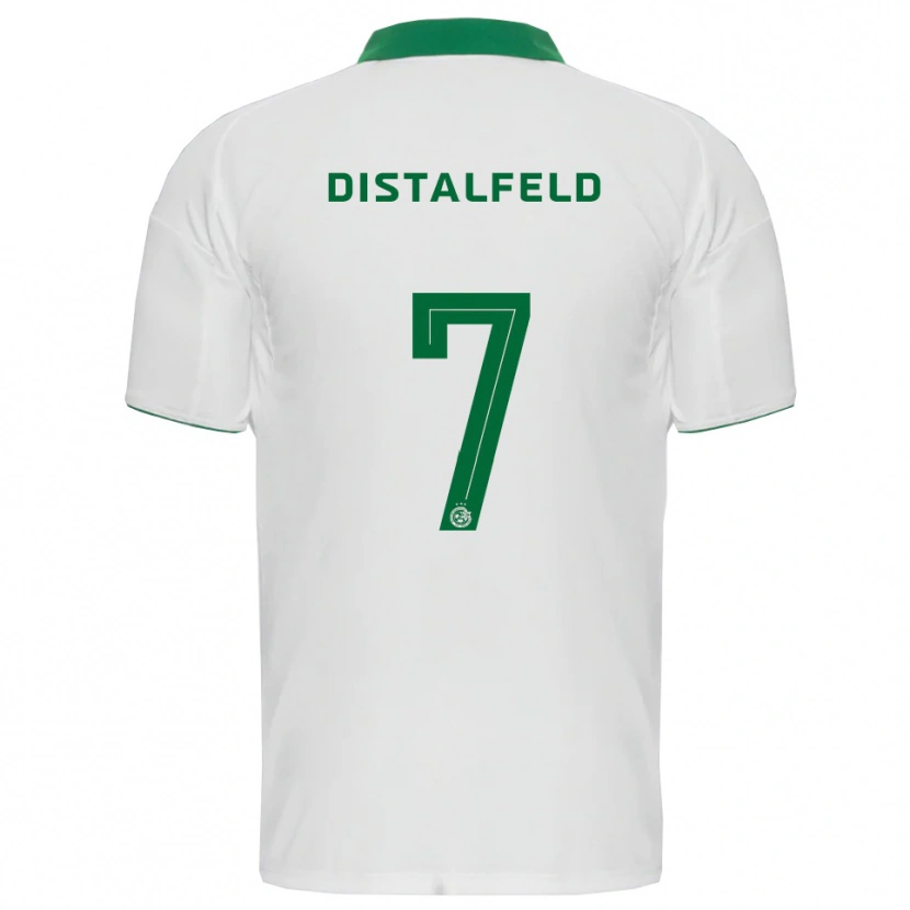 Danxen Kinder Yanai Distalfeld #7 Weiß Grün Auswärtstrikot Trikot 2025/26 T-Shirt Schweiz