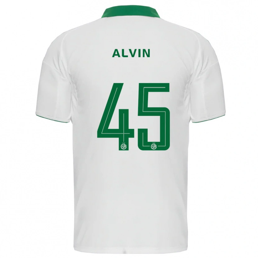 Danxen Kinder Glenn Alvin #45 Weiß Grün Auswärtstrikot Trikot 2025/26 T-Shirt Schweiz