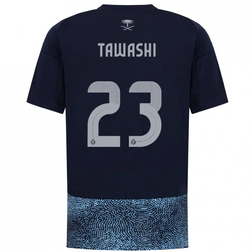 Danxen Kinder Maher Tawashi #23 Marineblau Himmelblau Auswärtstrikot Trikot 2025/26 T-Shirt Schweiz