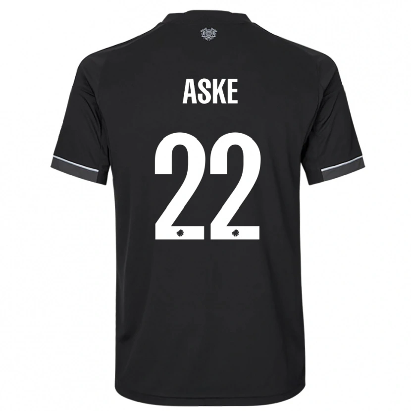 Danxen Kinder Aske Bang #22 Schwarz Weiß Auswärtstrikot Trikot 2025/26 T-Shirt Schweiz