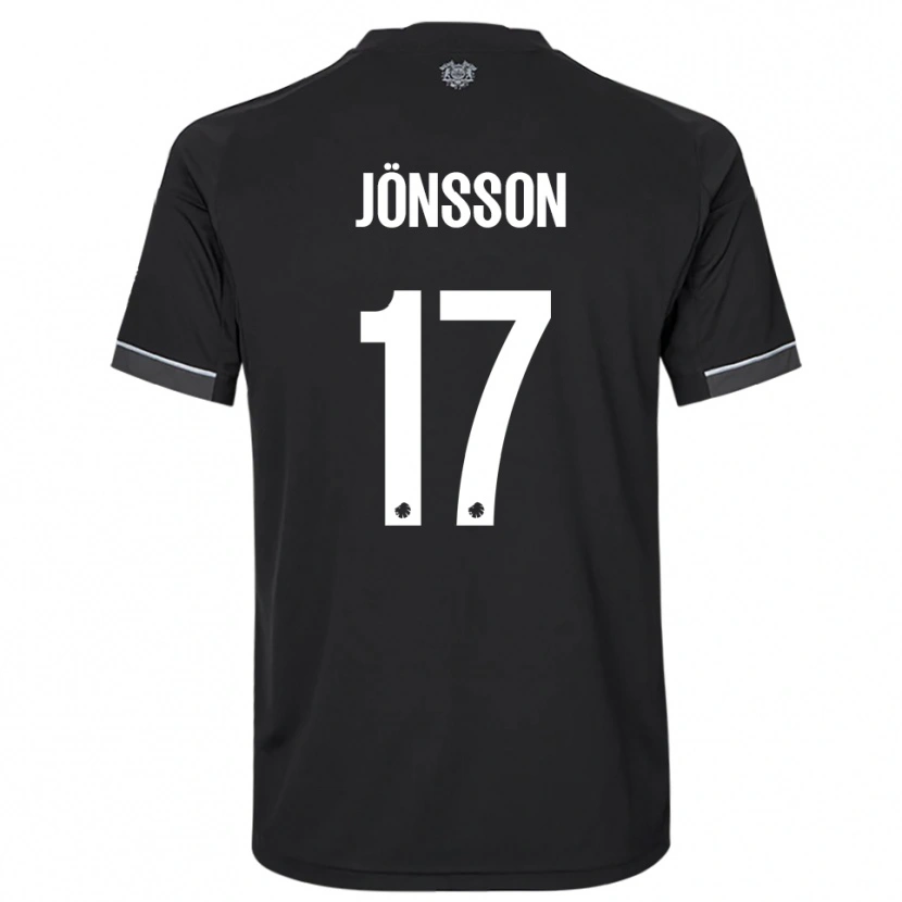 Danxen Kinder Neo Jönsson #17 Schwarz Weiß Auswärtstrikot Trikot 2025/26 T-Shirt Schweiz