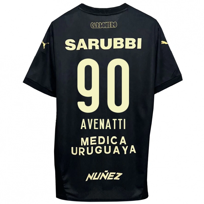 Danxen Kinder Felipe Avenatti #90 Schwarz Gold Auswärtstrikot Trikot 2025/26 T-Shirt Schweiz