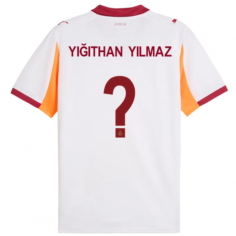 Danxen Kinder Kartal Yiğithan Yılmaz #0 Weiß Rot Auswärtstrikot Trikot 2025/26 T-Shirt Schweiz