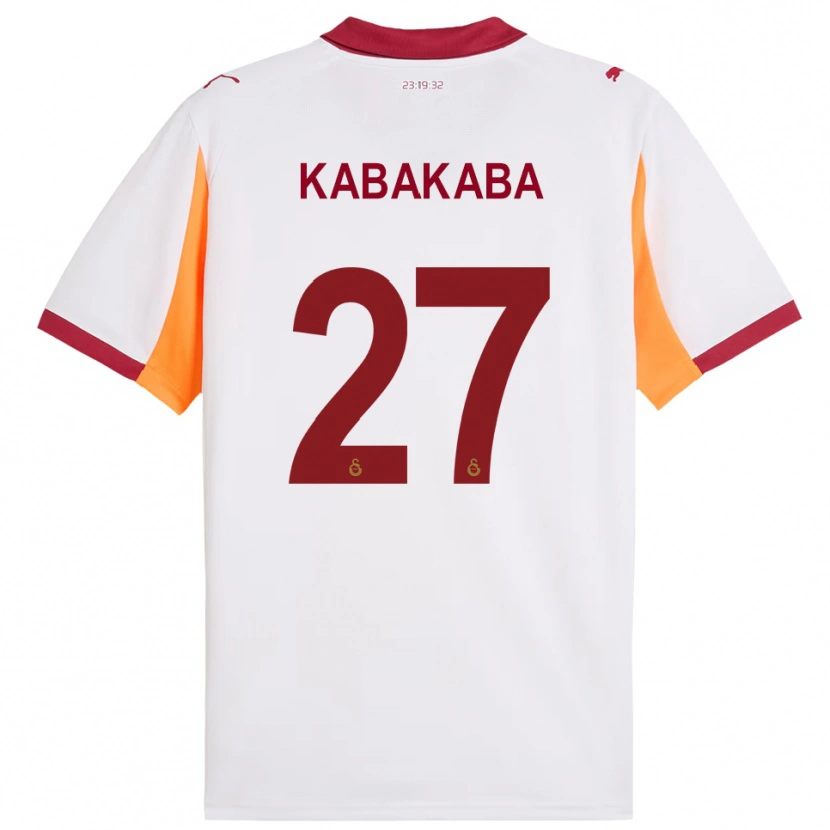 Danxen Kinder Naomie Kabakaba #27 Weiß Rot Auswärtstrikot Trikot 2025/26 T-Shirt Schweiz
