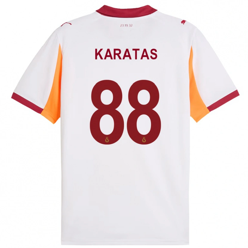 Danxen Kinder Kazımcan Karataş #88 Weiß Rot Auswärtstrikot Trikot 2025/26 T-Shirt Schweiz