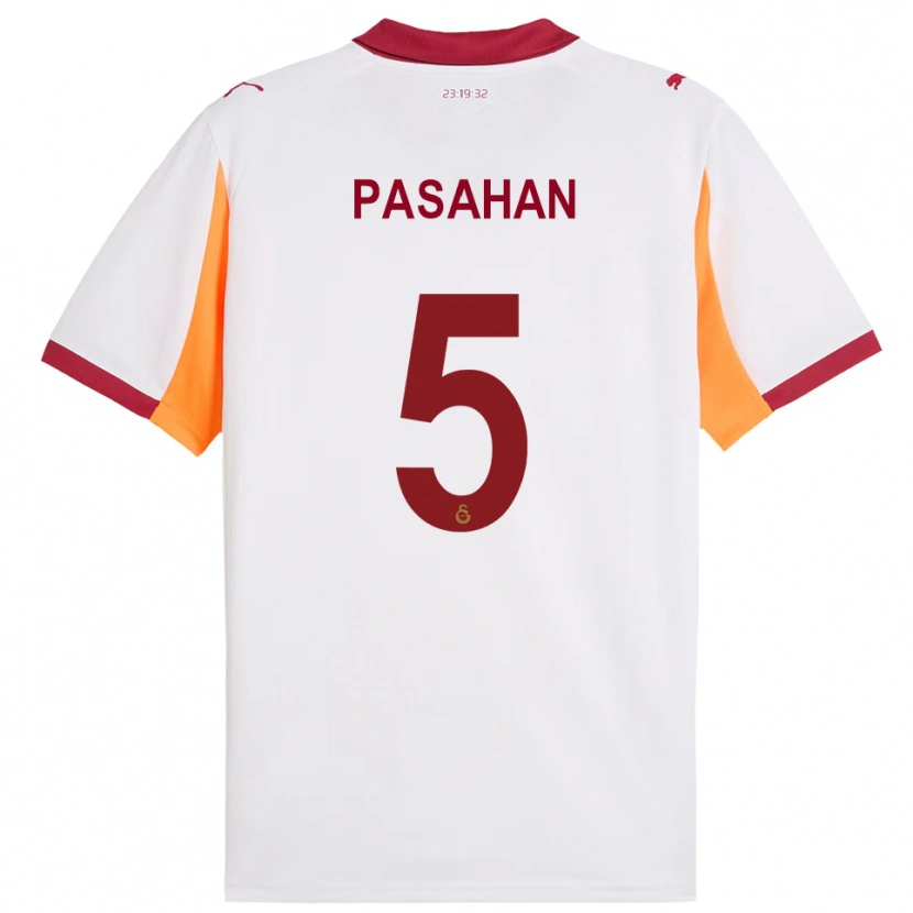 Danxen Kinder Eren Pasahan #5 Weiß Rot Auswärtstrikot Trikot 2025/26 T-Shirt Schweiz