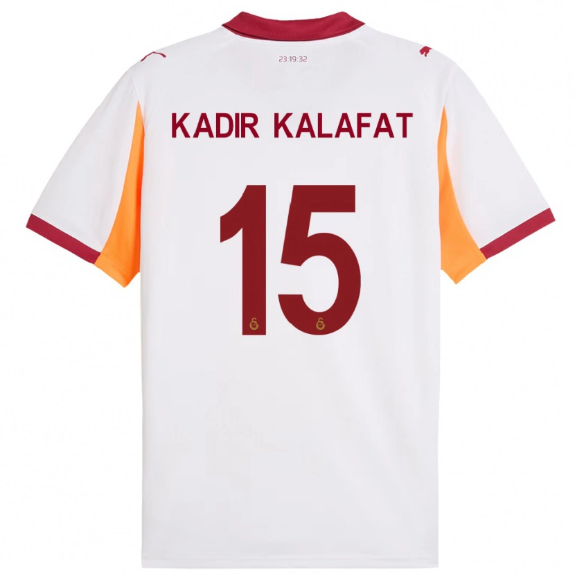 Danxen Kinder İsmail Kadir Kalafat #15 Weiß Rot Auswärtstrikot Trikot 2025/26 T-Shirt Schweiz