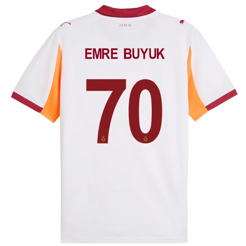Danxen Kinder Enes Emre Büyük #70 Weiß Rot Auswärtstrikot Trikot 2025/26 T-Shirt Schweiz
