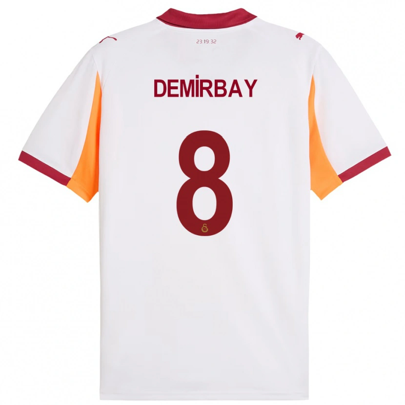 Danxen Kinder Kerem Demirbay #8 Weiß Rot Auswärtstrikot Trikot 2025/26 T-Shirt Schweiz