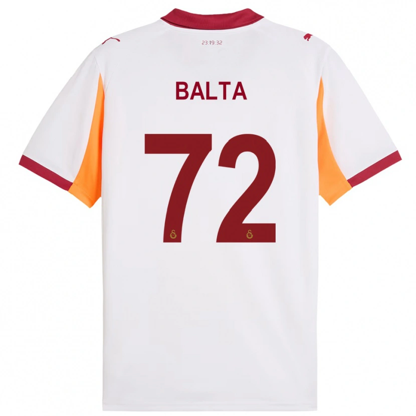 Danxen Kinder Çağrı Balta #72 Weiß Rot Auswärtstrikot Trikot 2025/26 T-Shirt Schweiz