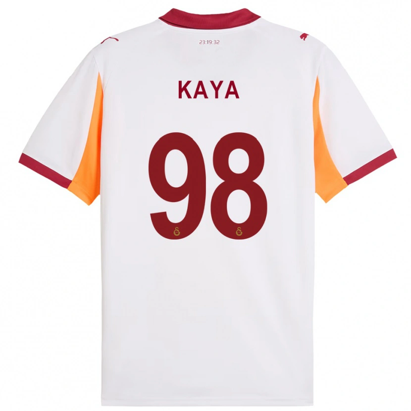 Danxen Kinder Eren Kaya #98 Weiß Rot Auswärtstrikot Trikot 2025/26 T-Shirt Schweiz