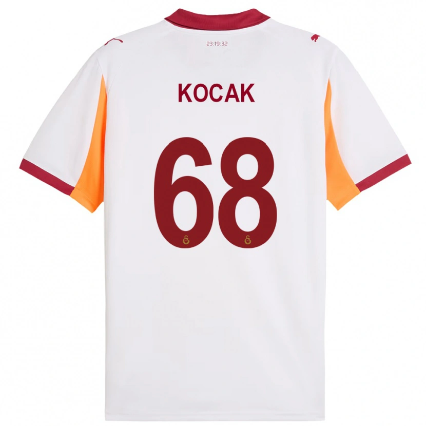 Danxen Kinder Furkan Koçak #68 Weiß Rot Auswärtstrikot Trikot 2025/26 T-Shirt Schweiz