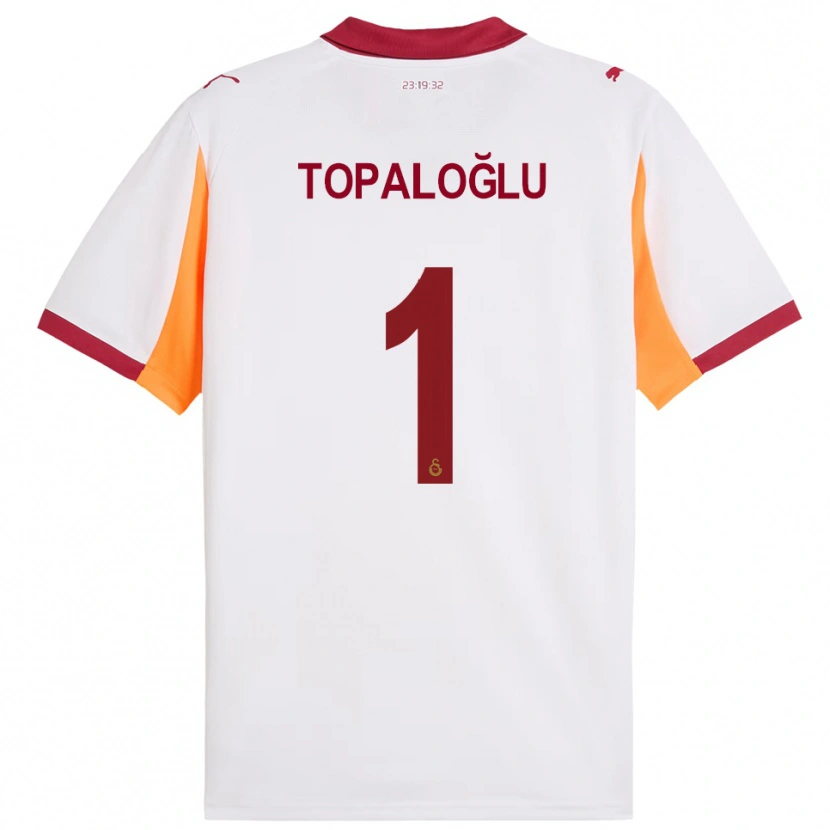 Danxen Kinder Eren Topaloğlu #1 Weiß Rot Auswärtstrikot Trikot 2025/26 T-Shirt Schweiz
