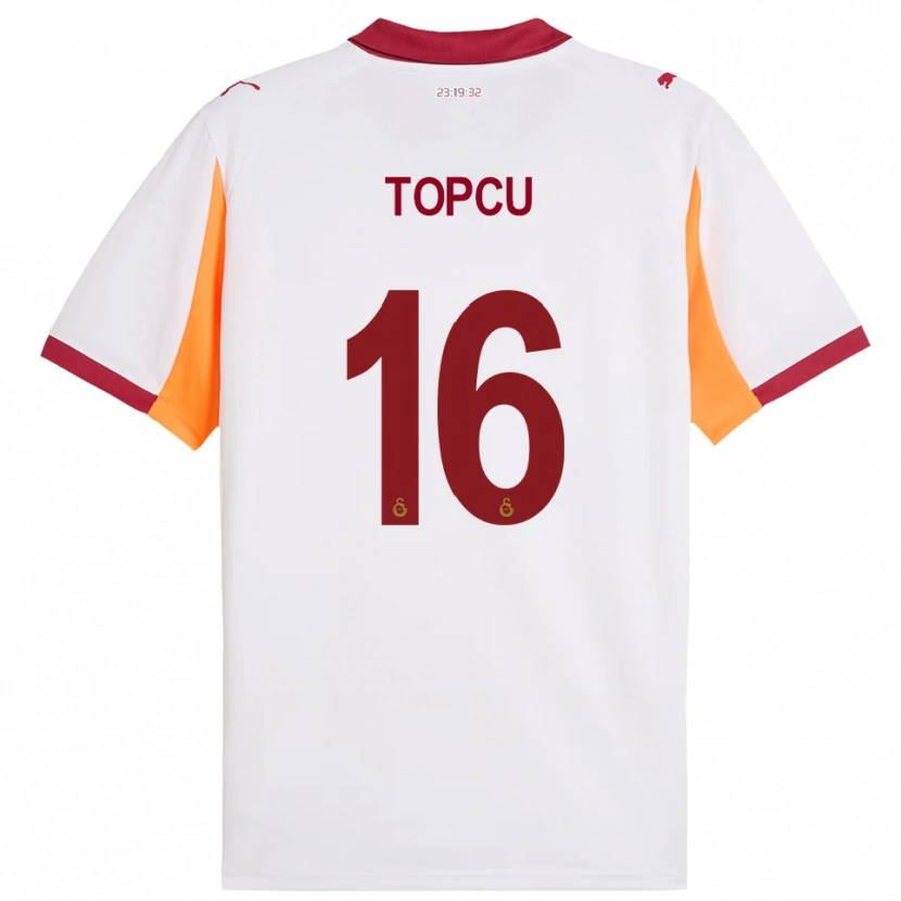 Danxen Kinder Ebru Topçu #16 Weiß Rot Auswärtstrikot Trikot 2025/26 T-Shirt Schweiz
