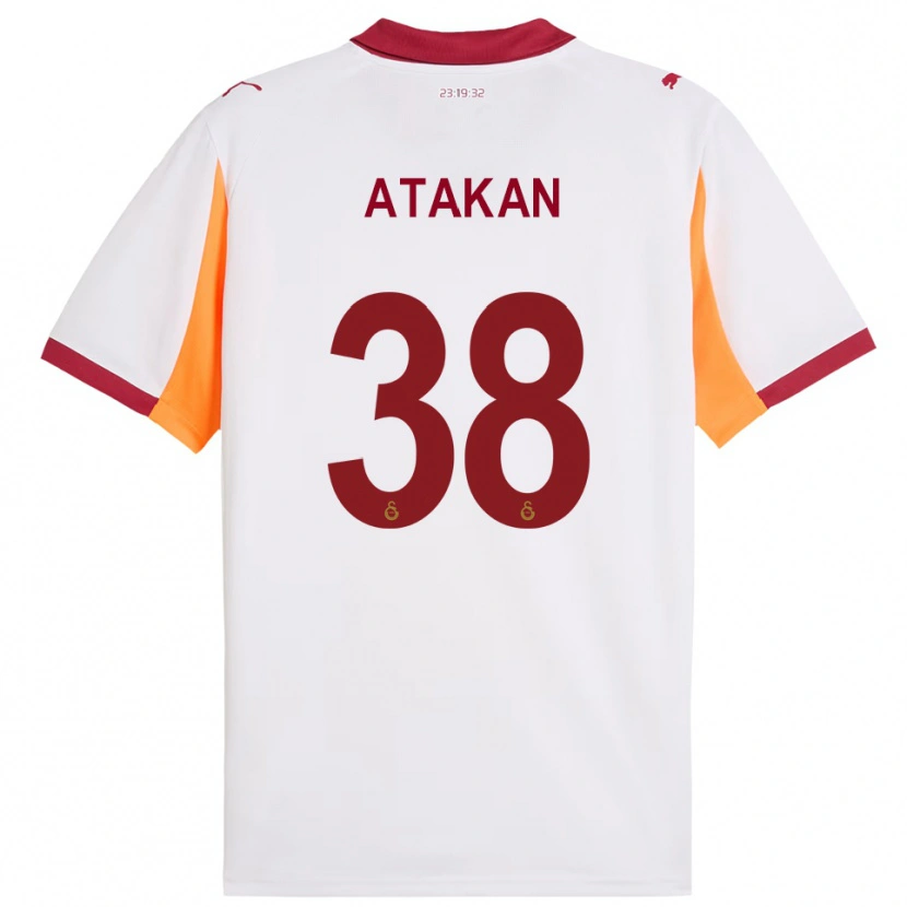 Danxen Kinder Atakan Ordu #38 Weiß Rot Auswärtstrikot Trikot 2025/26 T-Shirt Schweiz