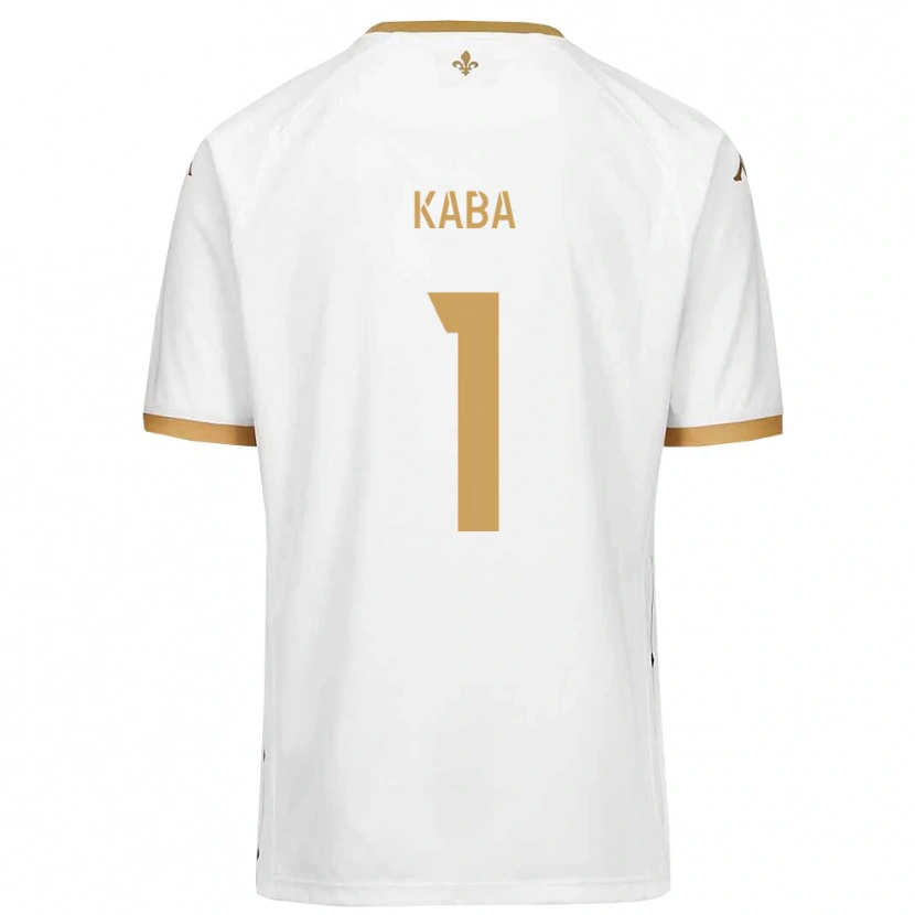Danxen Kinder Laye Kaba #1 Weiß Gold Auswärtstrikot Trikot 2025/26 T-Shirt Schweiz