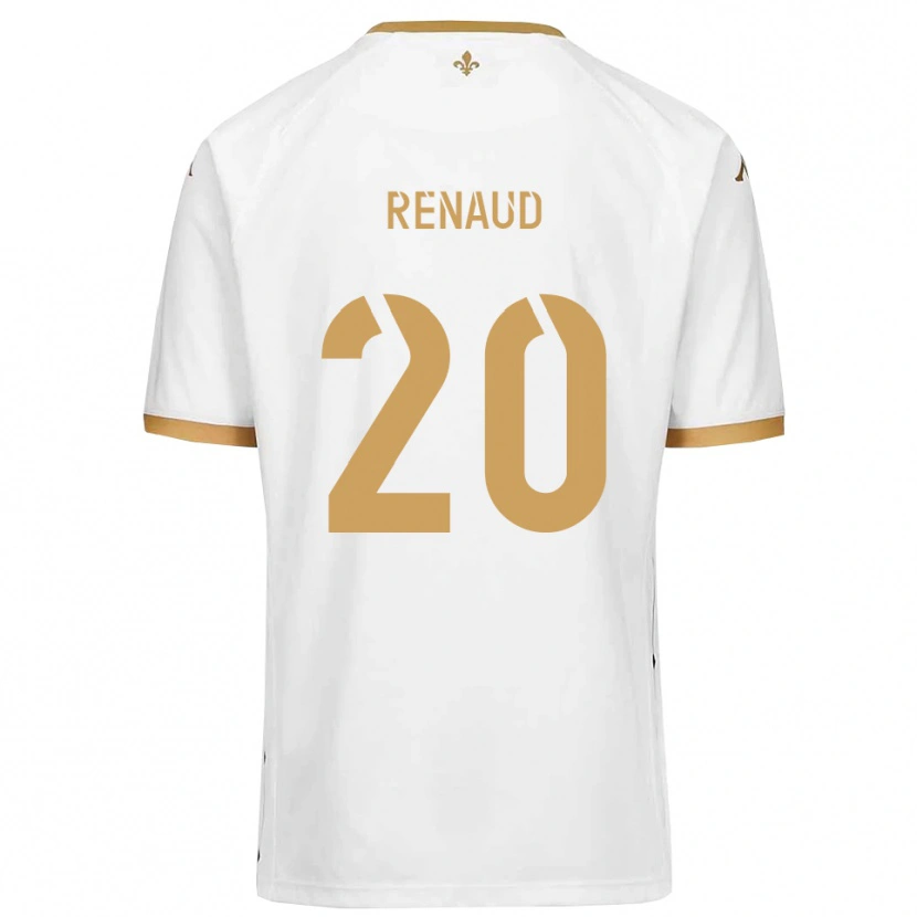 Danxen Kinder Tom Renaud #20 Weiß Gold Auswärtstrikot Trikot 2025/26 T-Shirt Schweiz