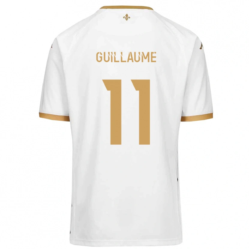Danxen Kinder Shelton Guillaume #11 Weiß Gold Auswärtstrikot Trikot 2025/26 T-Shirt Schweiz