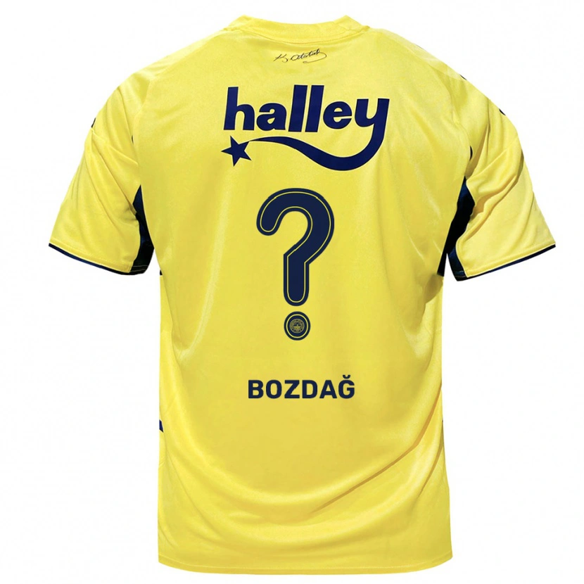 Danxen Kinder Peritan Bozdağ #0 Gelb Marineblau Auswärtstrikot Trikot 2025/26 T-Shirt Schweiz