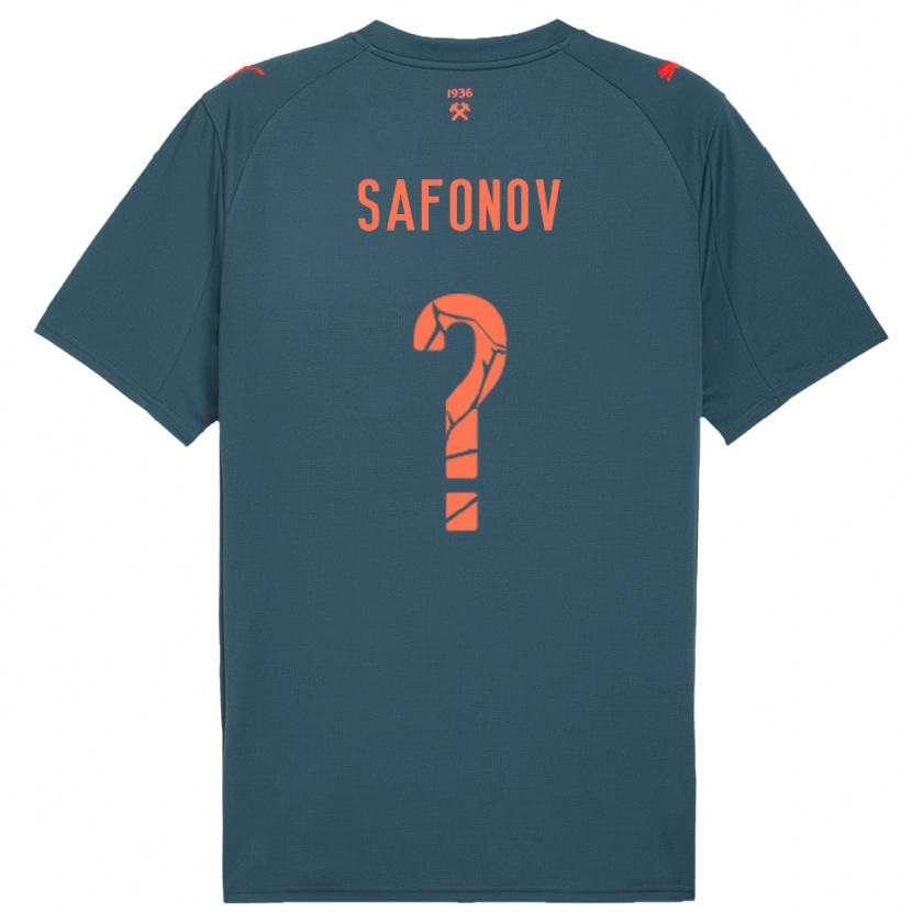 Danxen Kinder Arseniy Safonov #0 Marineblau Rot Auswärtstrikot Trikot 2025/26 T-Shirt Schweiz
