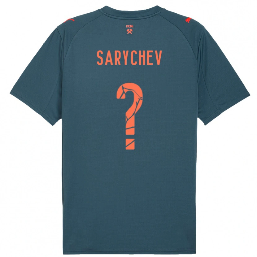 Danxen Kinder Kirill Sarychev #0 Marineblau Rot Auswärtstrikot Trikot 2025/26 T-Shirt Schweiz