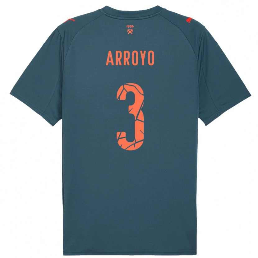 Danxen Kinder Diego Arroyo #3 Marineblau Rot Auswärtstrikot Trikot 2025/26 T-Shirt Schweiz