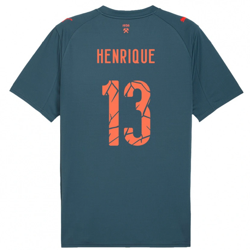 Danxen Kinder Pedro Henrique #13 Marineblau Rot Auswärtstrikot Trikot 2025/26 T-Shirt Schweiz