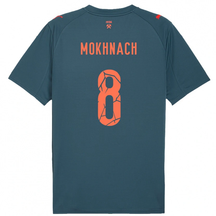 Danxen Kinder Liubov Mokhnach #8 Marineblau Rot Auswärtstrikot Trikot 2025/26 T-Shirt Schweiz