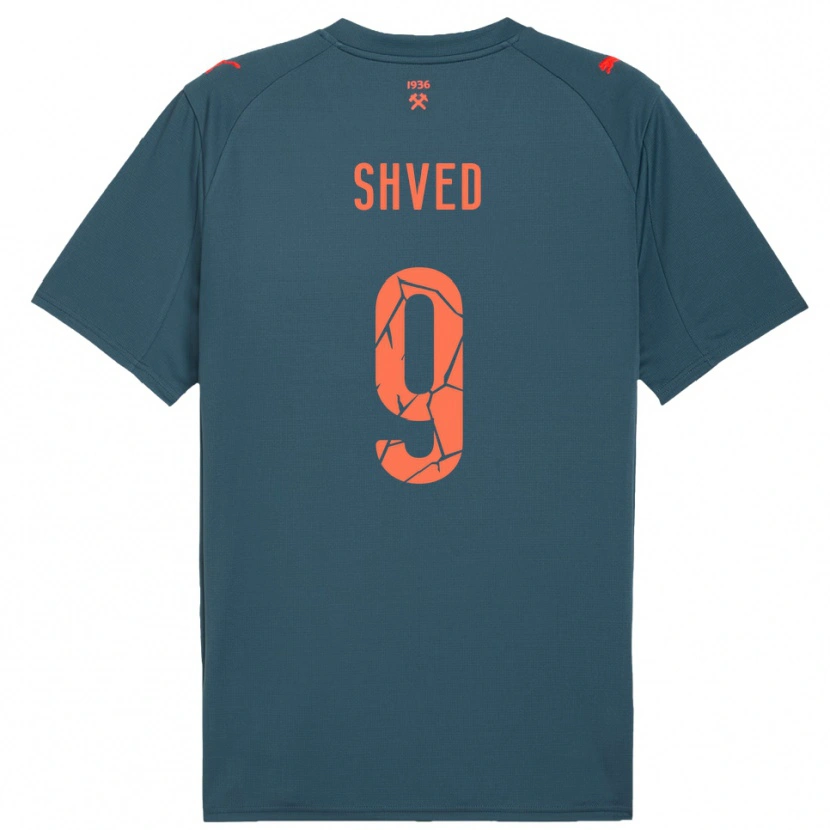 Danxen Kinder Maryan Shved #9 Marineblau Rot Auswärtstrikot Trikot 2025/26 T-Shirt Schweiz