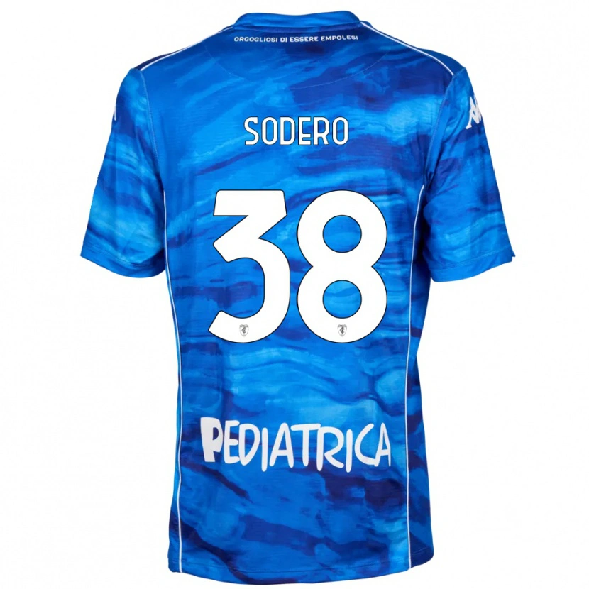 Danxen Herren Andrea Sodero #38 Blau Weiß Heimtrikot Trikot 2025/26 T-Shirt Schweiz