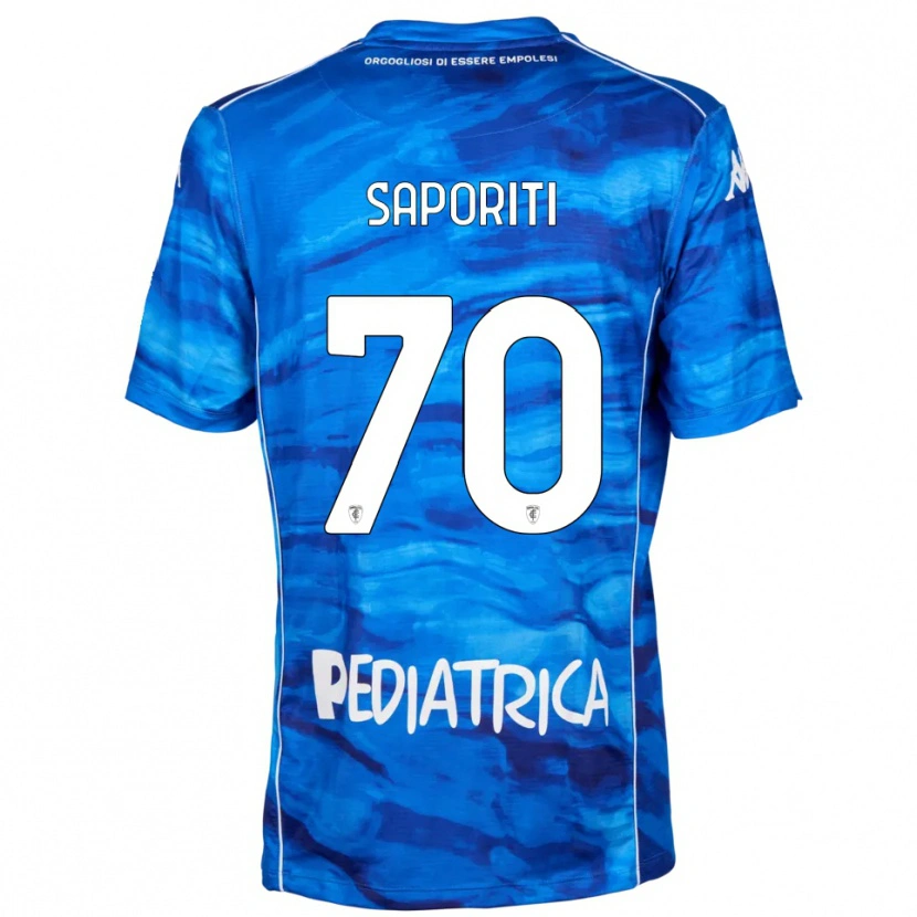 Danxen Herren Edoardo Saporiti #70 Blau Weiß Heimtrikot Trikot 2025/26 T-Shirt Schweiz