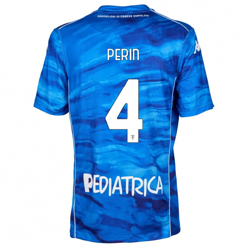 Danxen Herren Ernesto Perin #4 Blau Weiß Heimtrikot Trikot 2025/26 T-Shirt Schweiz