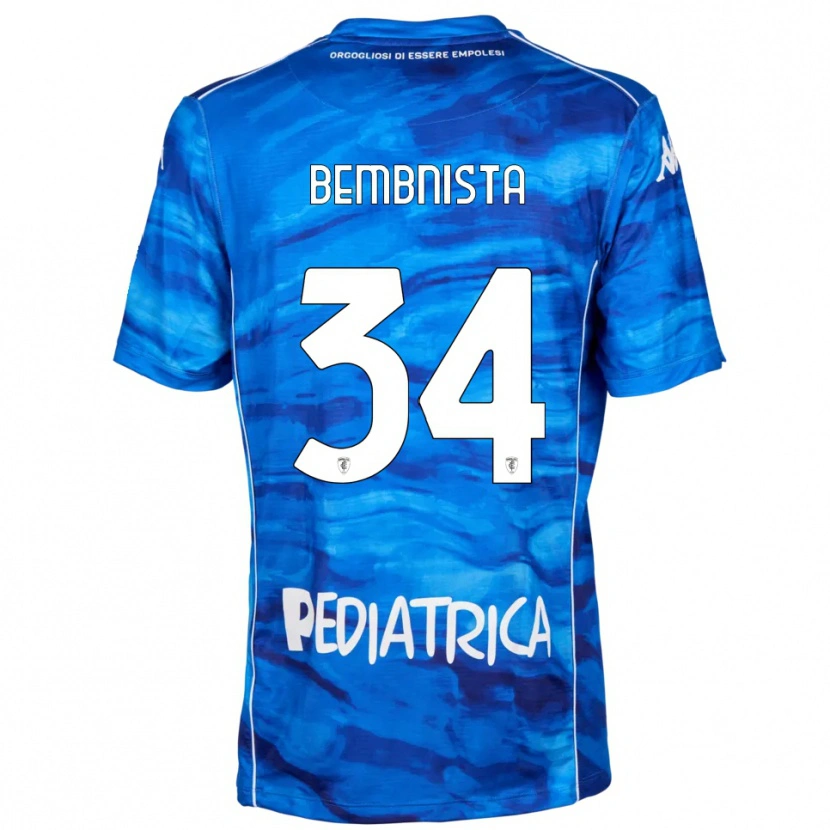 Danxen Herren Dawid Bembnista #34 Blau Weiß Heimtrikot Trikot 2025/26 T-Shirt Schweiz