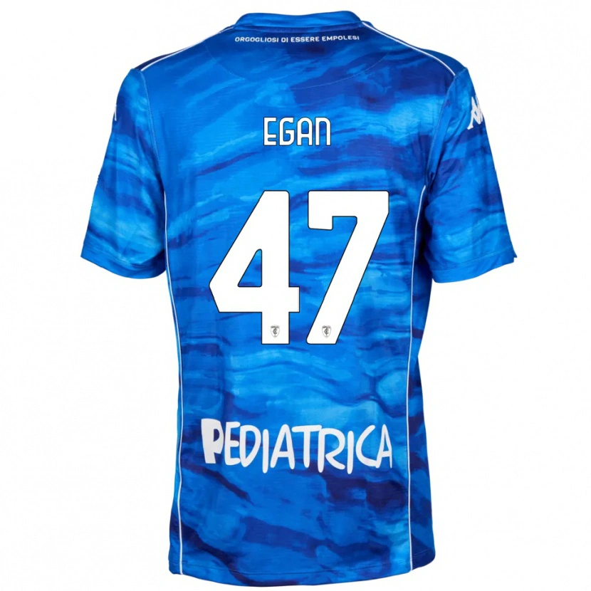 Danxen Herren Matteo Egan #47 Blau Weiß Heimtrikot Trikot 2025/26 T-Shirt Schweiz