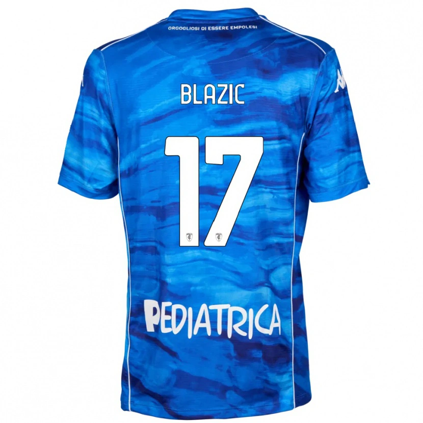 Danxen Herren Maj Blazic #17 Blau Weiß Heimtrikot Trikot 2025/26 T-Shirt Schweiz