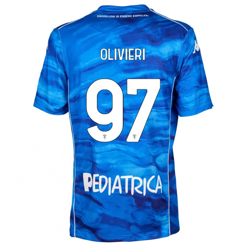 Danxen Herren Alessandro Olivieri #97 Blau Weiß Heimtrikot Trikot 2025/26 T-Shirt Schweiz