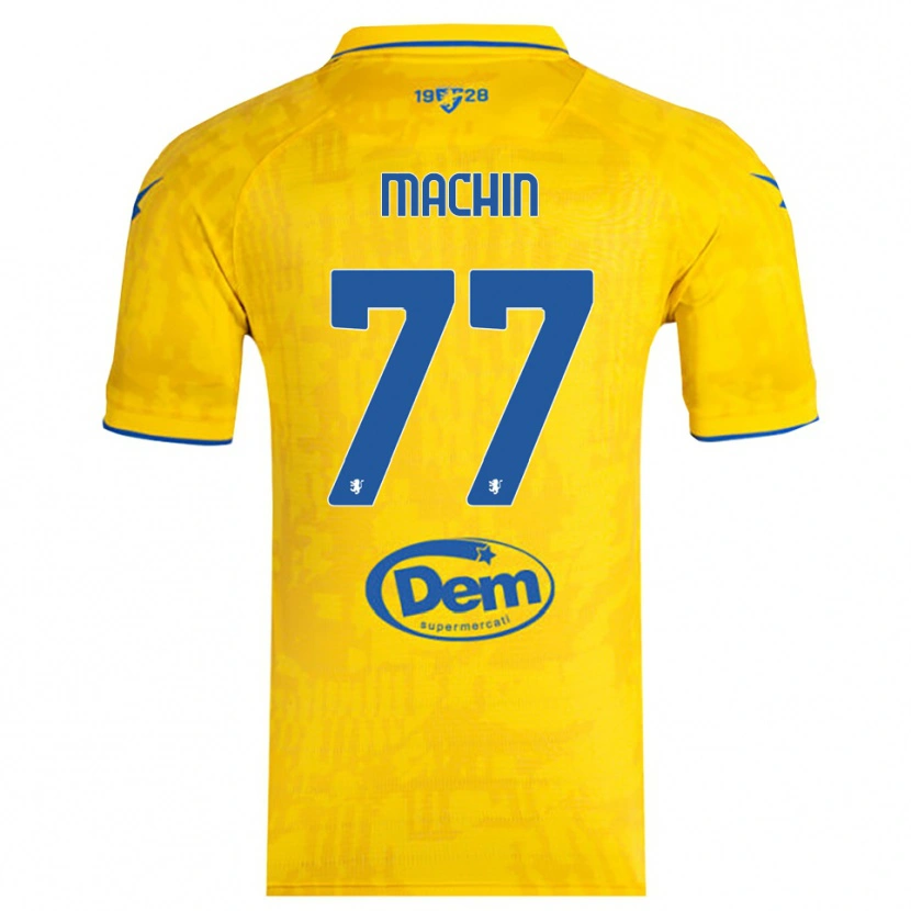 Danxen Herren José Machín #77 Gelb Blau Heimtrikot Trikot 2025/26 T-Shirt Schweiz