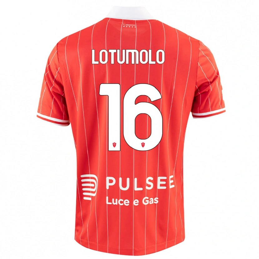 Danxen Herren Matteo Lotumolo #16 Rot Weiß Heimtrikot Trikot 2025/26 T-Shirt Schweiz